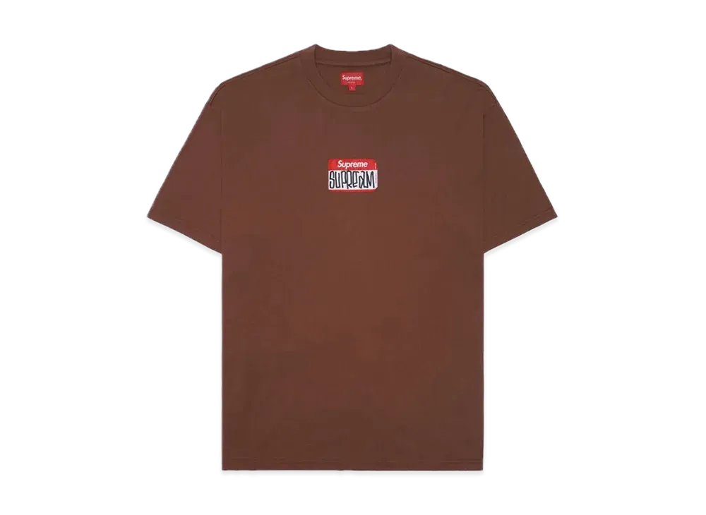 Supreme Gonz Nametag S/S Top "Brown"
