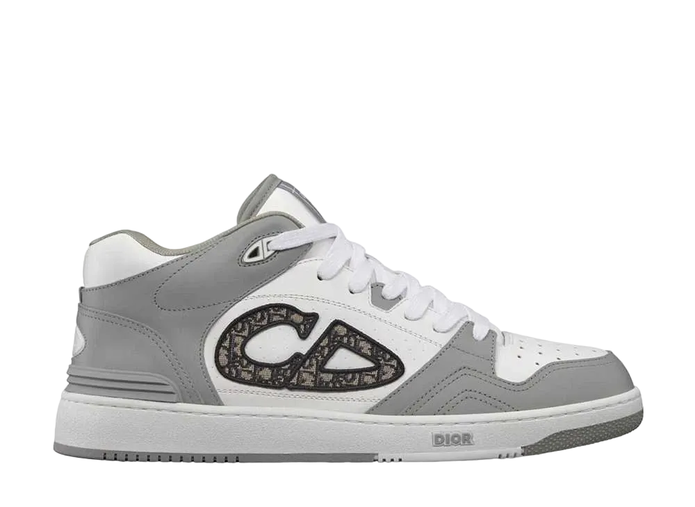 Dior B57 Mid Top Sneaker "Gray/White"