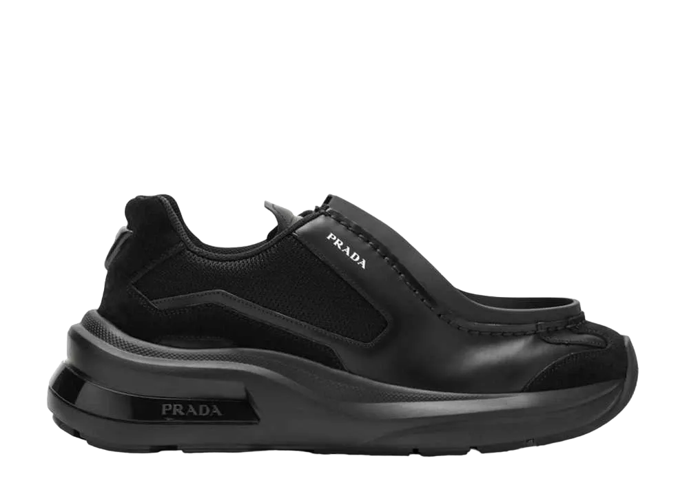 プラダ システム スニーカー "ブラック"