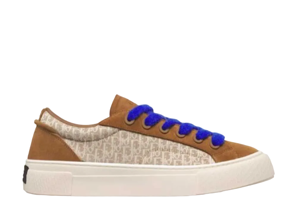 ディオール B33 スニーカー "ブラウン/クリーム"