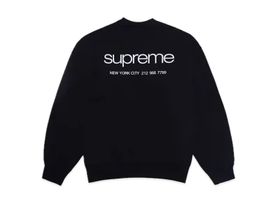 Supreme Nyc Crewneck "Black"
