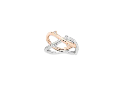 Dior Bois De Rose Ring Diamonds "Pink Gold/White Gold"
