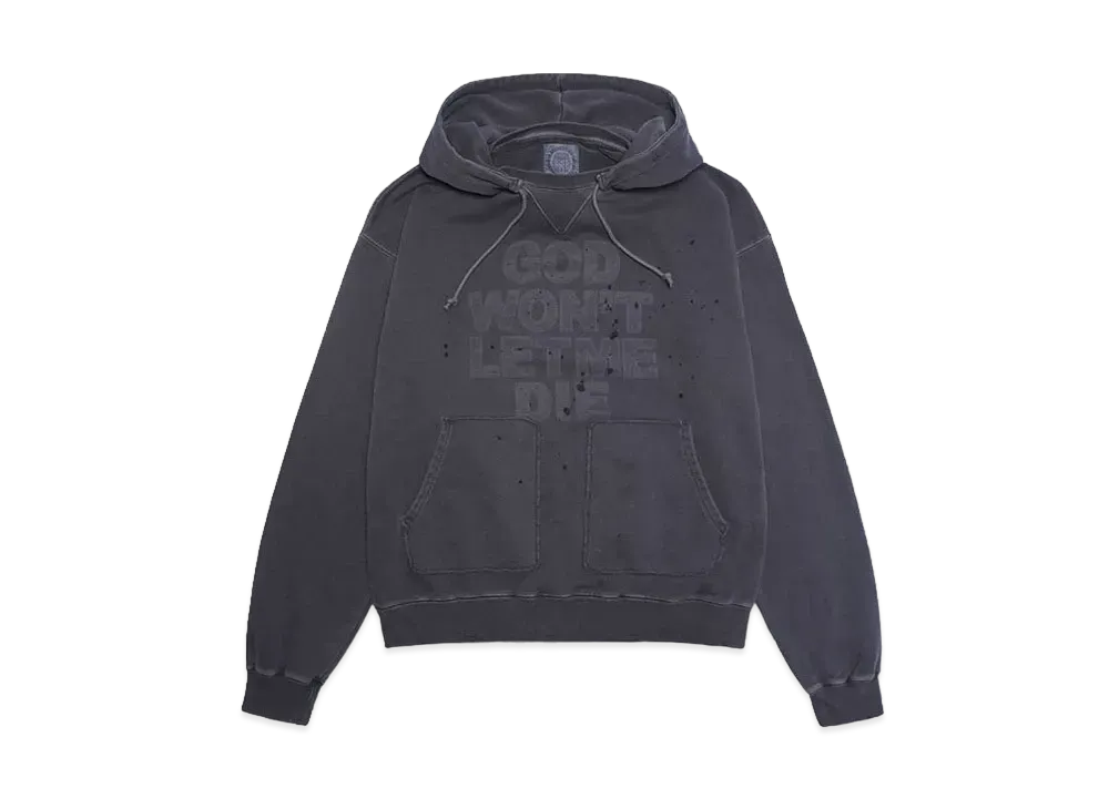 SOMEIT G.W.L.D Vintage Hoodie "STONE GREY"