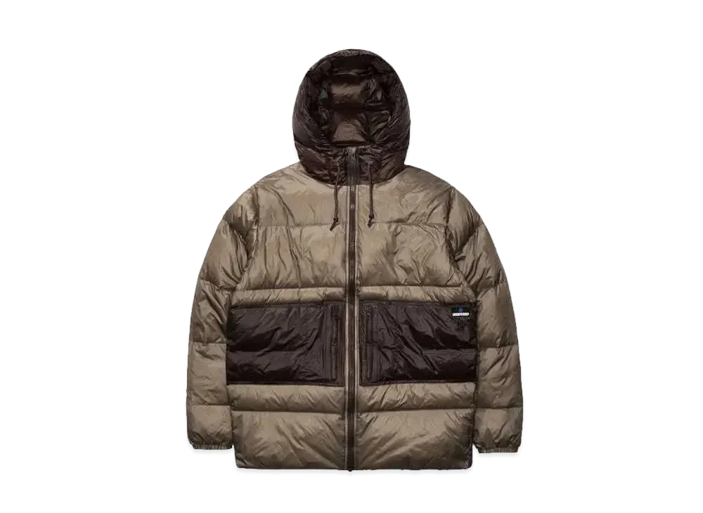 UNDEFEATED Hooded Down Puffer Jacket  "Beige"