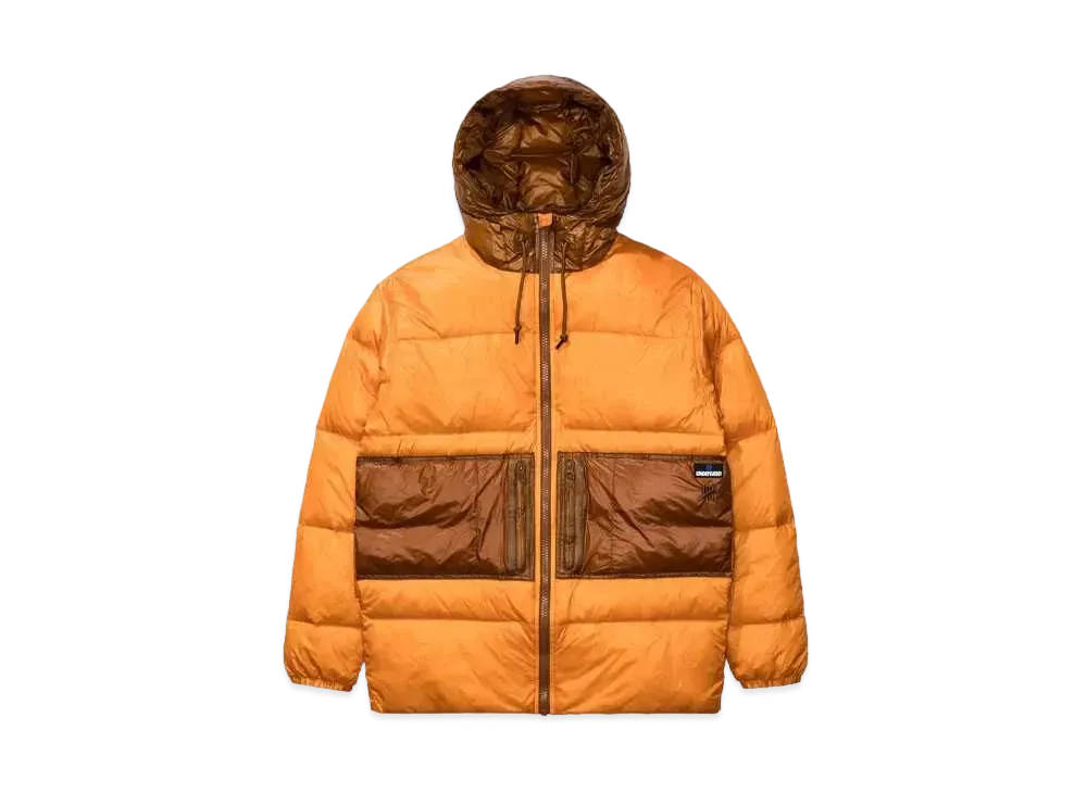 UNDEFEATED Hooded Down Puffer Jacket  "Orange"