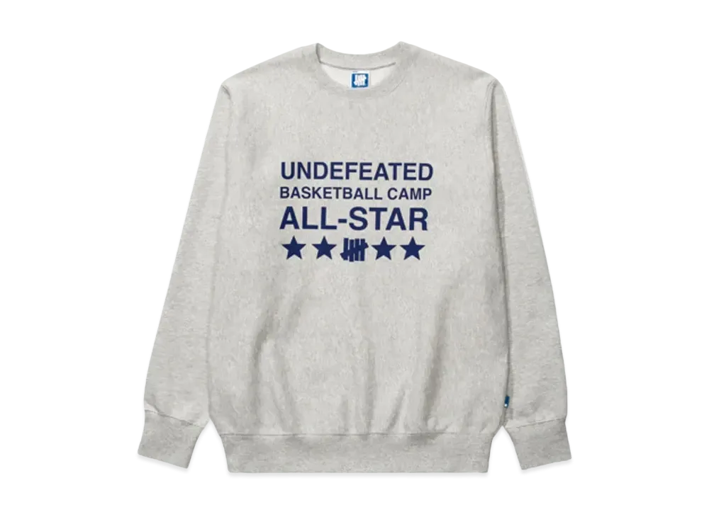 UNDEFEATED Camp Crewneck "Gray"