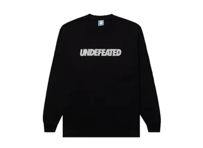 UNDEFEATED Logo L/S Tee "Black"
