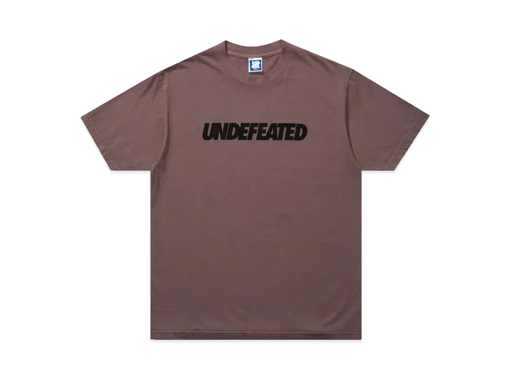 UNDEFEATED Logo S/S Tee "Brown"