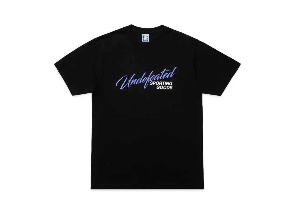 UNDEFEATED Script Shop S/S Tee "Black"