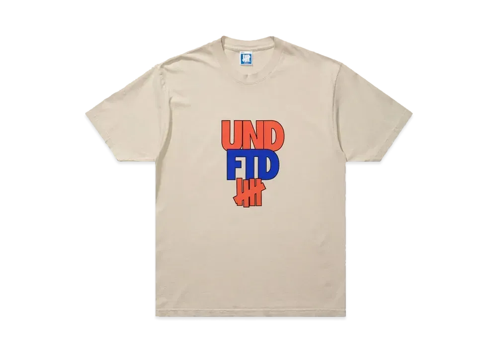 UNDEFEATED Stack S/S Tee "Beige"