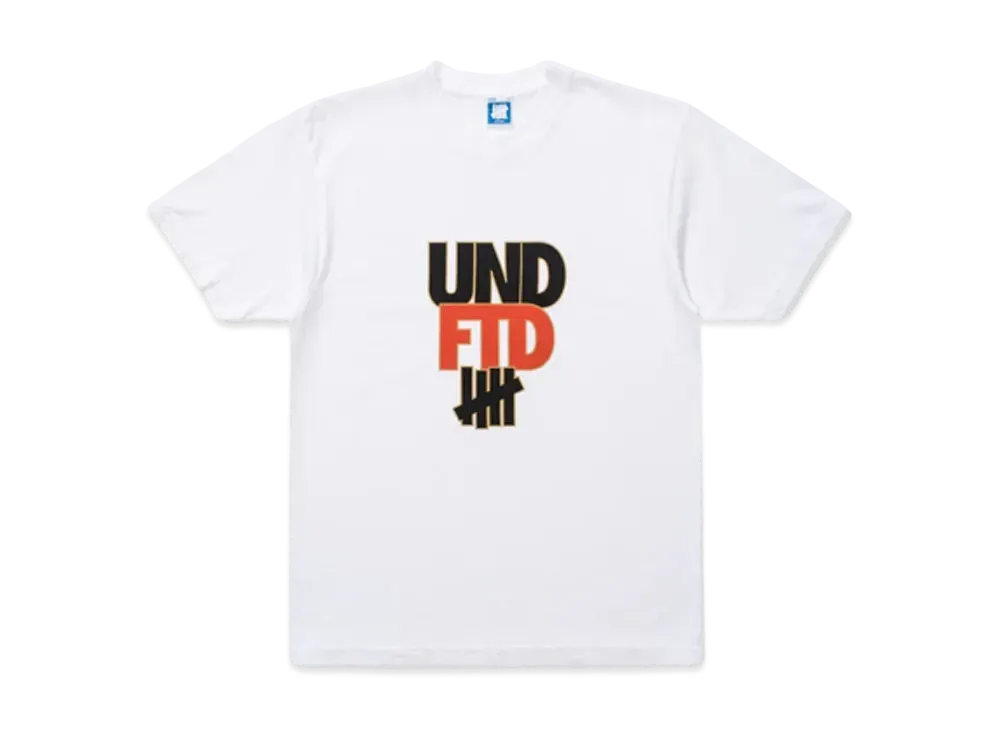 UNDEFEATED Stack S/S Tee "White"