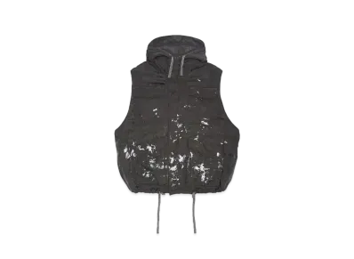 KATHARINE HAMNETT CUPRO OVERSIZED VEST "DESERT"