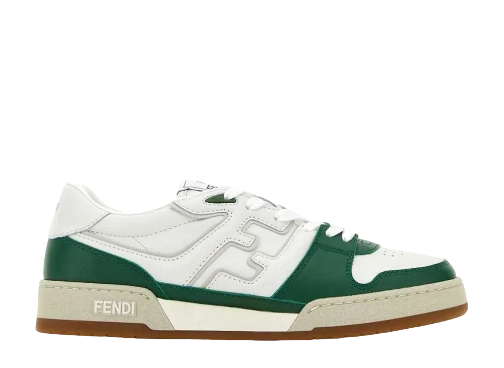 フェンディ マッチ レザー ロートップ "ホワイト"