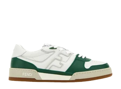 FENDI Match Leather Low Tops "White"