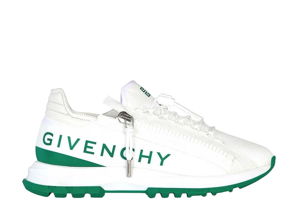 ジバンシィ スペクター スニーカー テクニカルファイバー ジップ付き "ホワイト/グリーン"