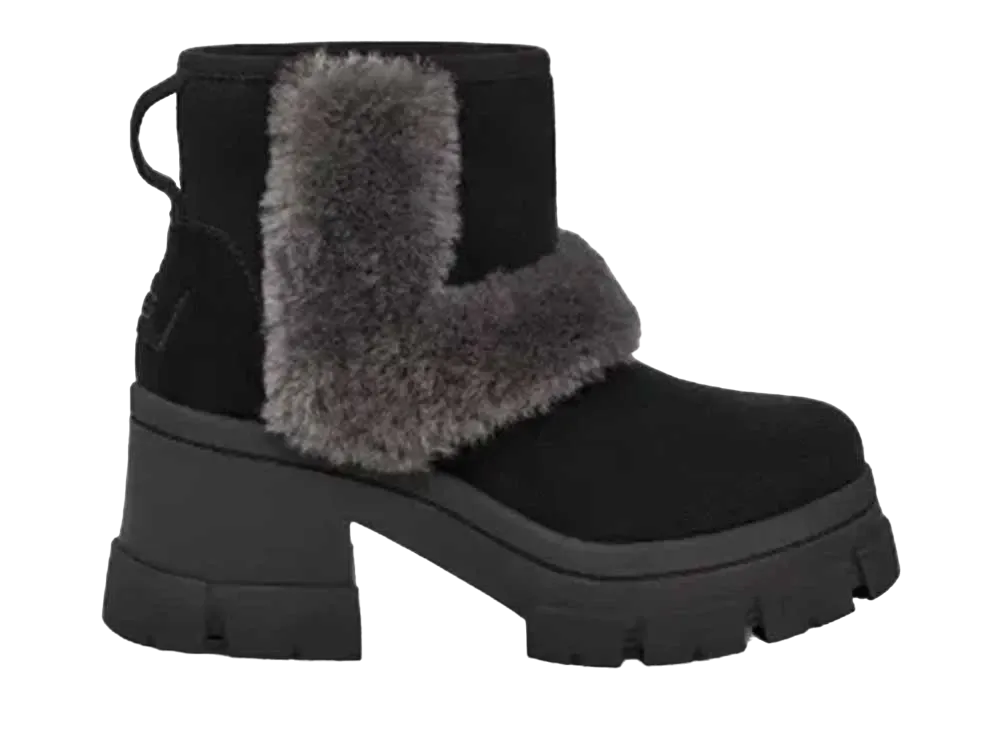 アグ ウィメンズ ブルックリン サンバースト "ブラック"