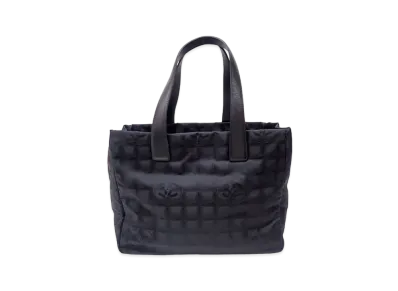 CHANEL New Travel Line Tote Bag MM "Black/Black"