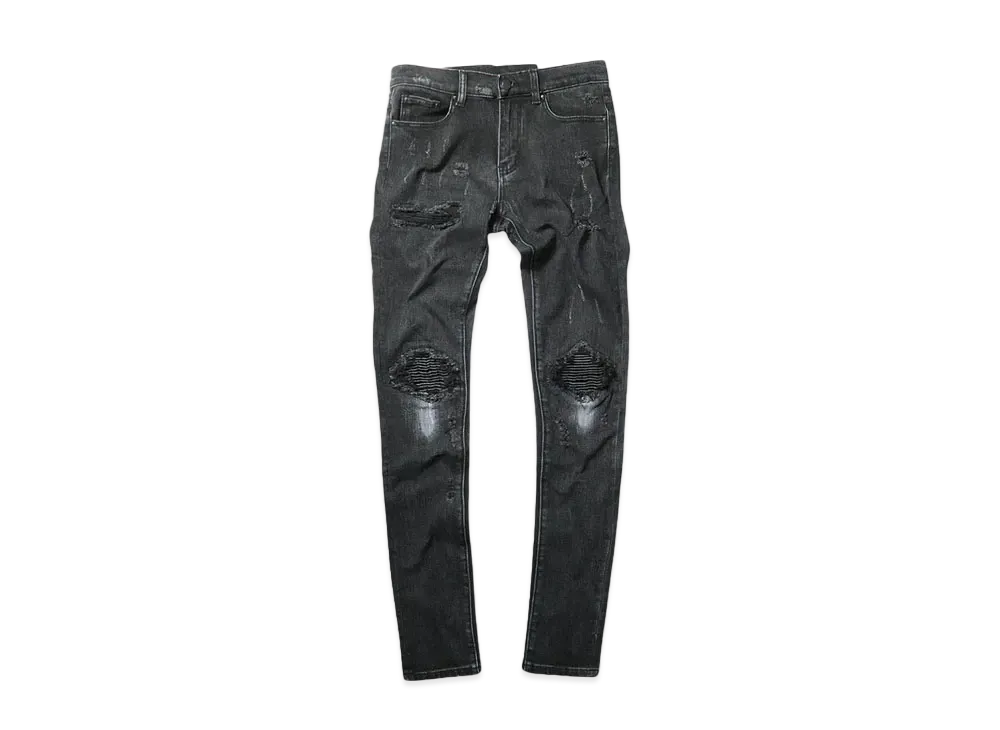 mnml X162 STRETCH DENIM "BLACK"