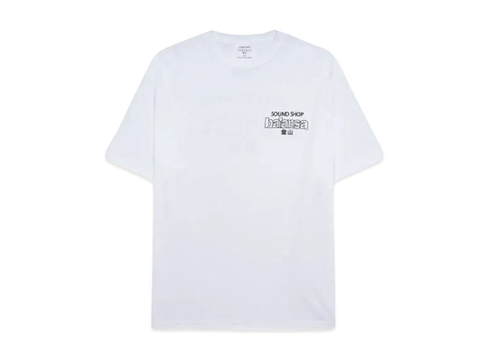 SOUND SHOP balansa SSB LOGO S/S TEE "WHITE / BLACK"