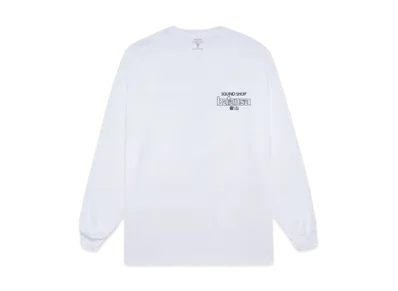 SOUND SHOP balansa SSB LOGO L/S TEE "WHITE / BLACK"