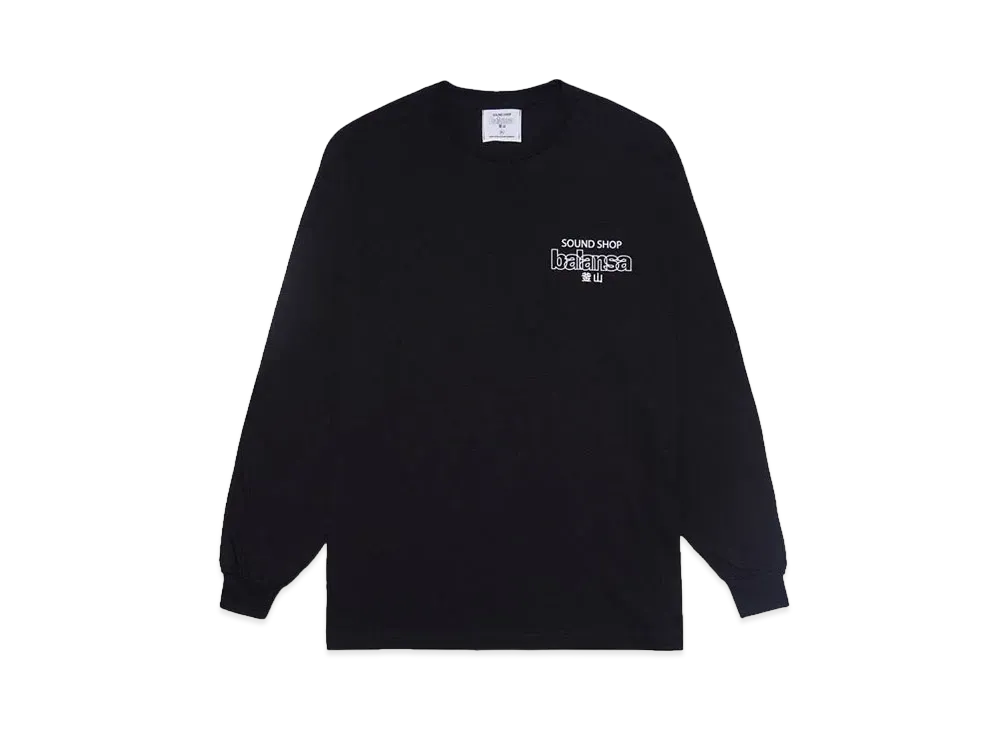 SOUND SHOP balansa SSB LOGO L/S TEE "BLACK / WHITE"