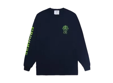 SOUND SHOP balansa TKMA RECORDS L/S TEE "NAVY"