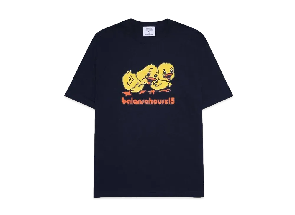 SOUND SHOP balansa BALANSA 15ANN S/S TEE (PIXEL VER.) "NAVY"