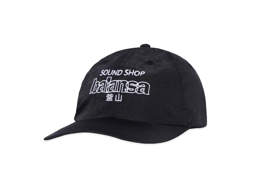 SOUND SHOP balansa SSB LOGO NYLON CAP "BLACK"