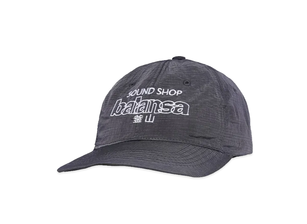 SOUND SHOP balansa SSB LOGO NYLON BALL CAP "DARK GRAY"
