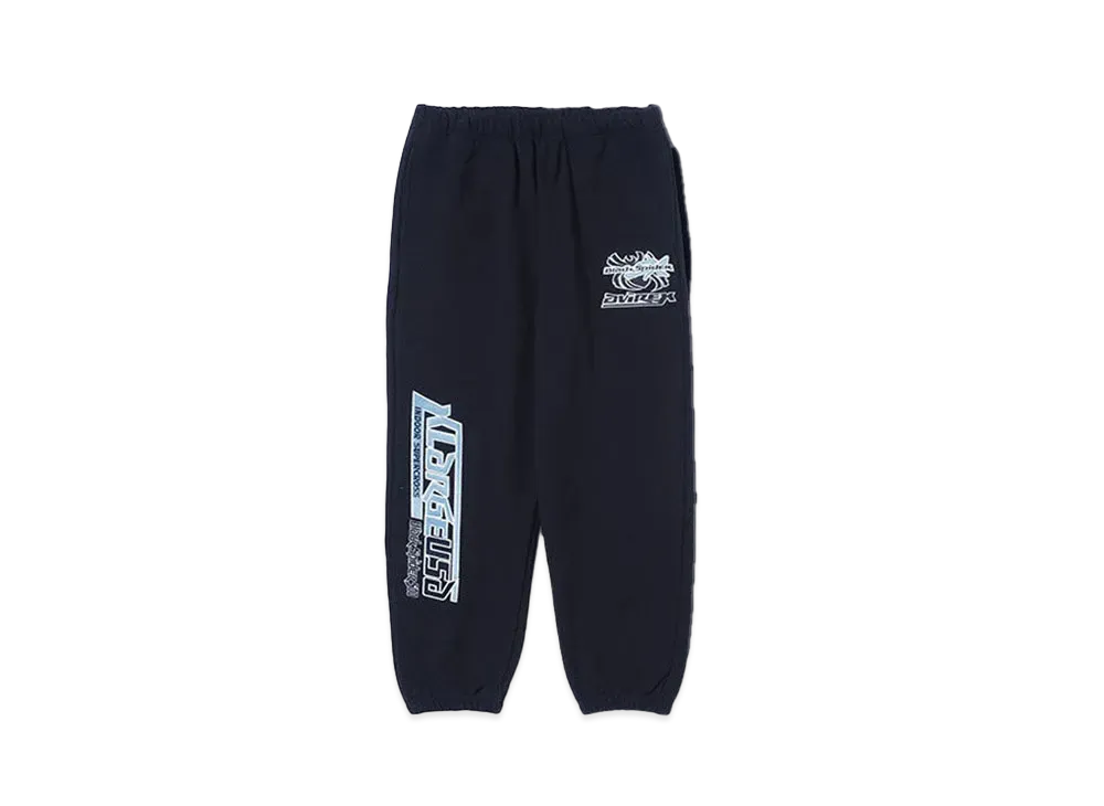 XLARGE x AVIREX Sweat Pants "Black"