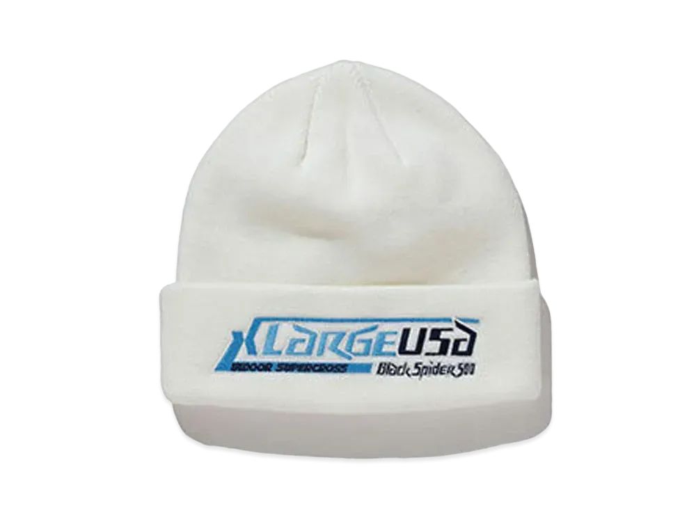 XLARGE x AVIREX Knit Cuff Beanie "White"