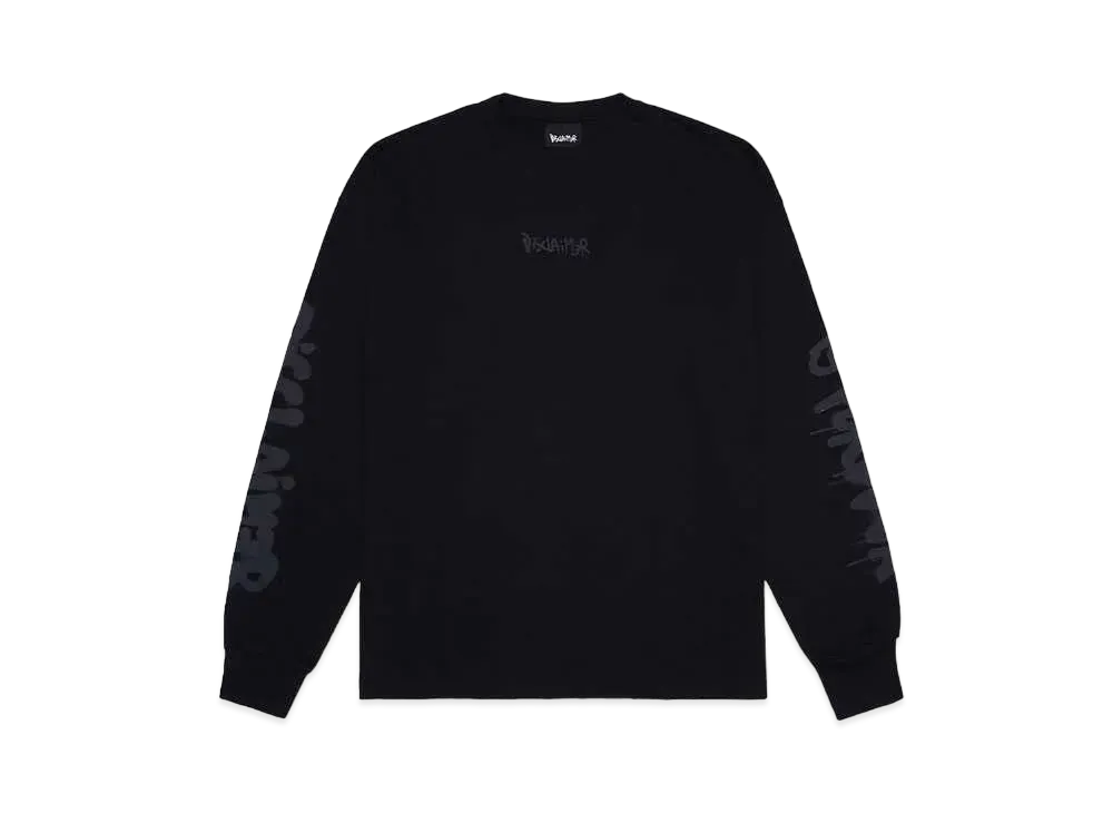 DISCLAIMER MAGLIA UOMO IN JERSEY "NERO"