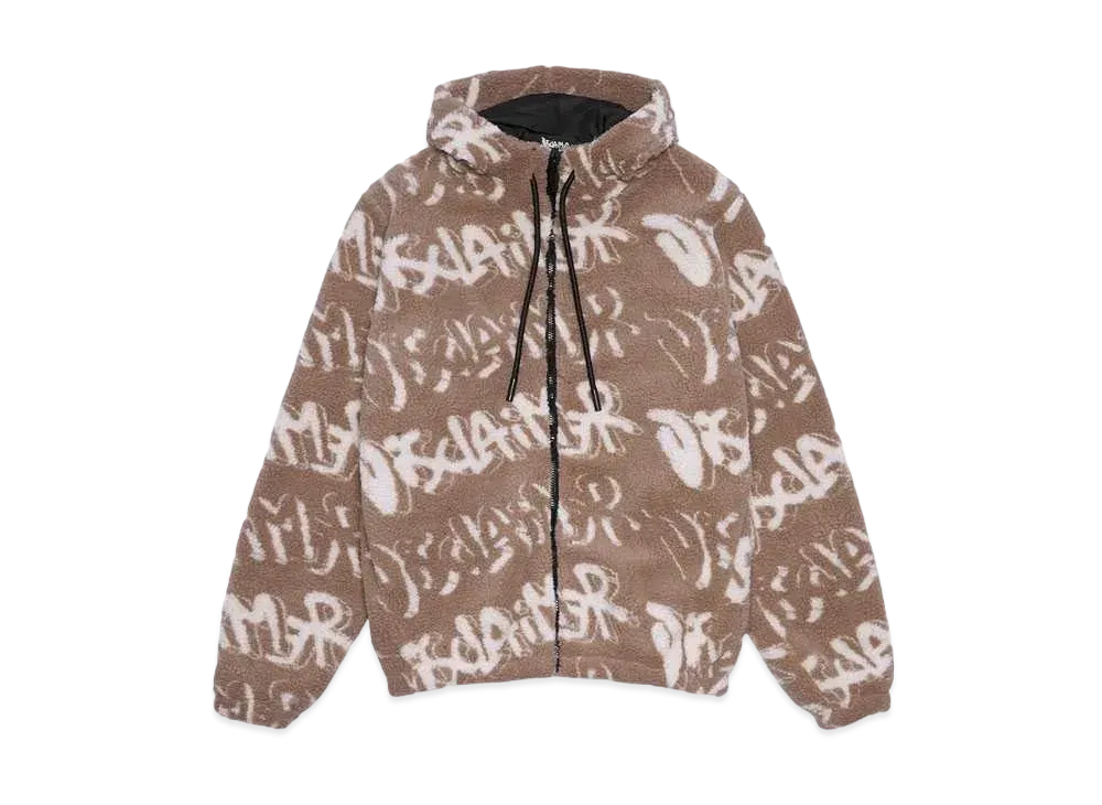 DISCLAIMER ECO-FUR JACKET UOMO "BROWN"