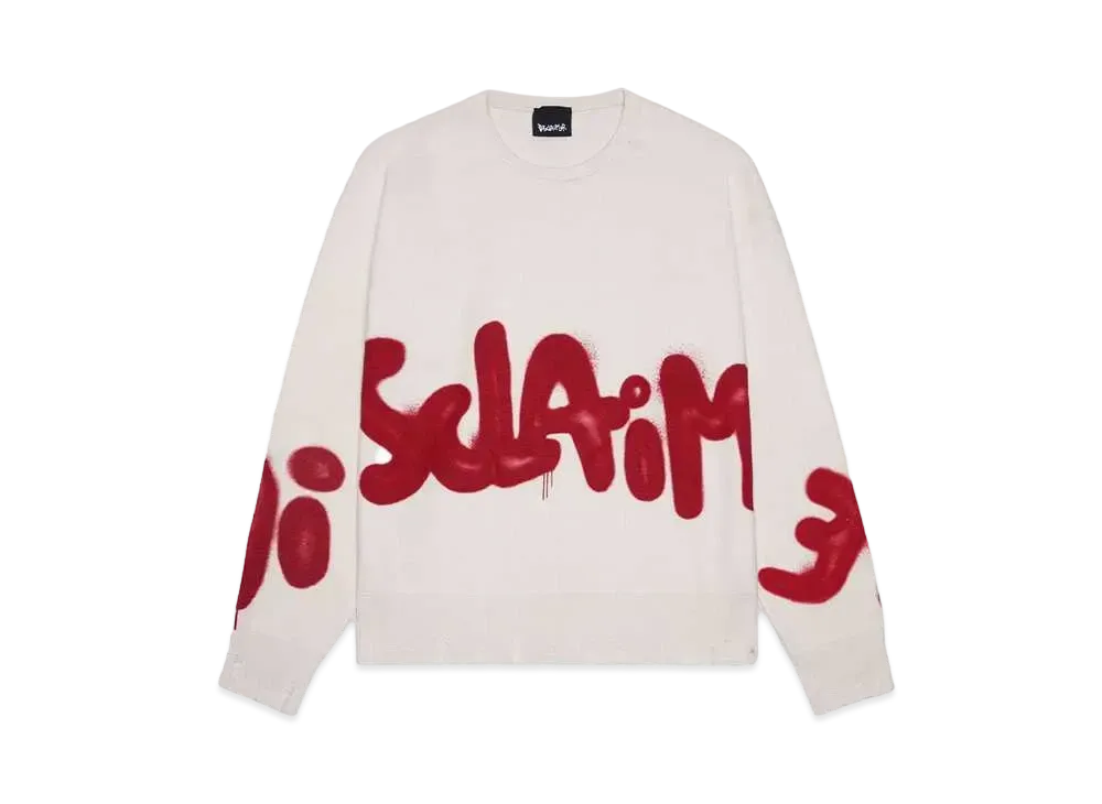 DISCLAIMER MAGLIA UOMO GIROCOLLO "CREMA/ST.ROSSOINDIA"