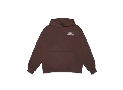 Amor Prohibido LOGO HOODIE "CHOCOLATE"