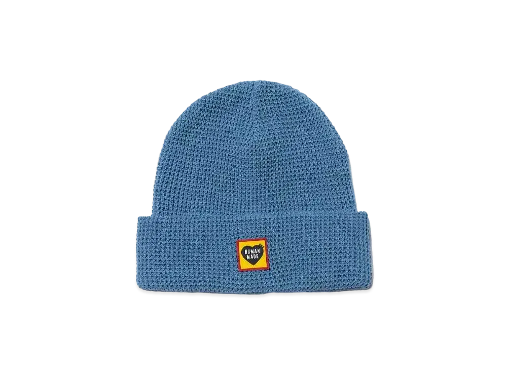 HUMAN MADE Waffle Beanie "Blue"