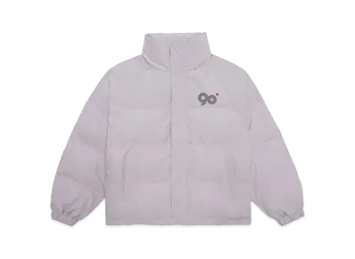 9090 90 Logo Rich Puffer Jacket "Gray"