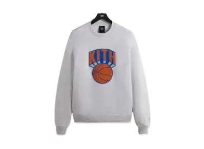 Kith x the New York Knicks Retro NY Nelson Crewneck "Light Heather Grey"