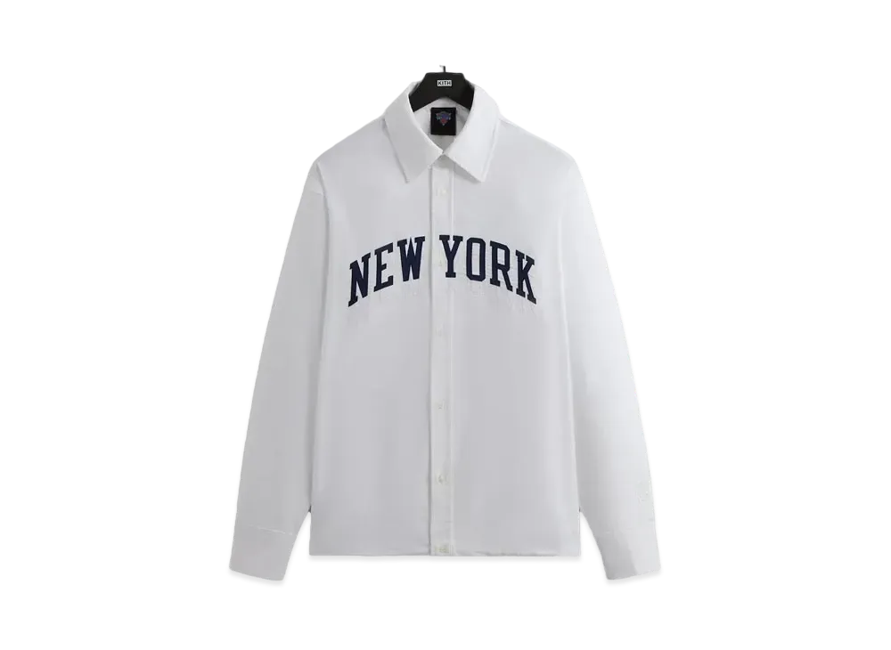 Kith x the New York Knicks Carson Buttondown "White"