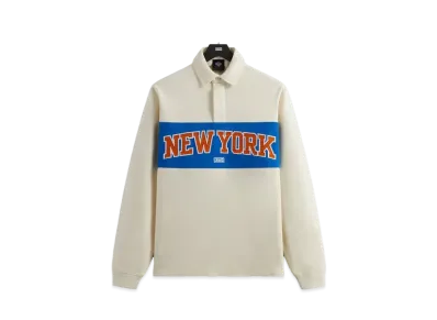 Kith x the New York Knicks Long Sleeve Rugby Shirt "Silk"