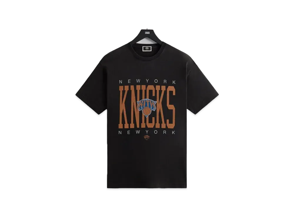Kith x the New York Knicks Home Court Vintage Tee "Black"