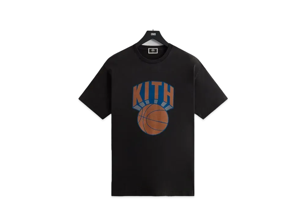 Kith x the New York Knicks Retro NY Vintage Tee "Black"