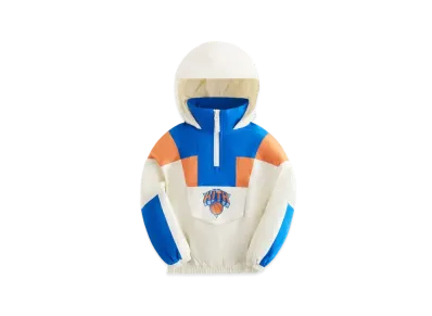Kith Kids for the New York Knicks Hooded Quarter Zip Anorak "Silk"