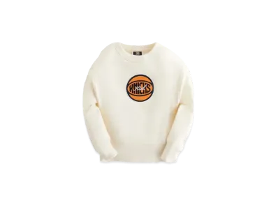 Kith Kids for the New York Knicks Basketball Crewneck Sweatshirt "Sandrift"