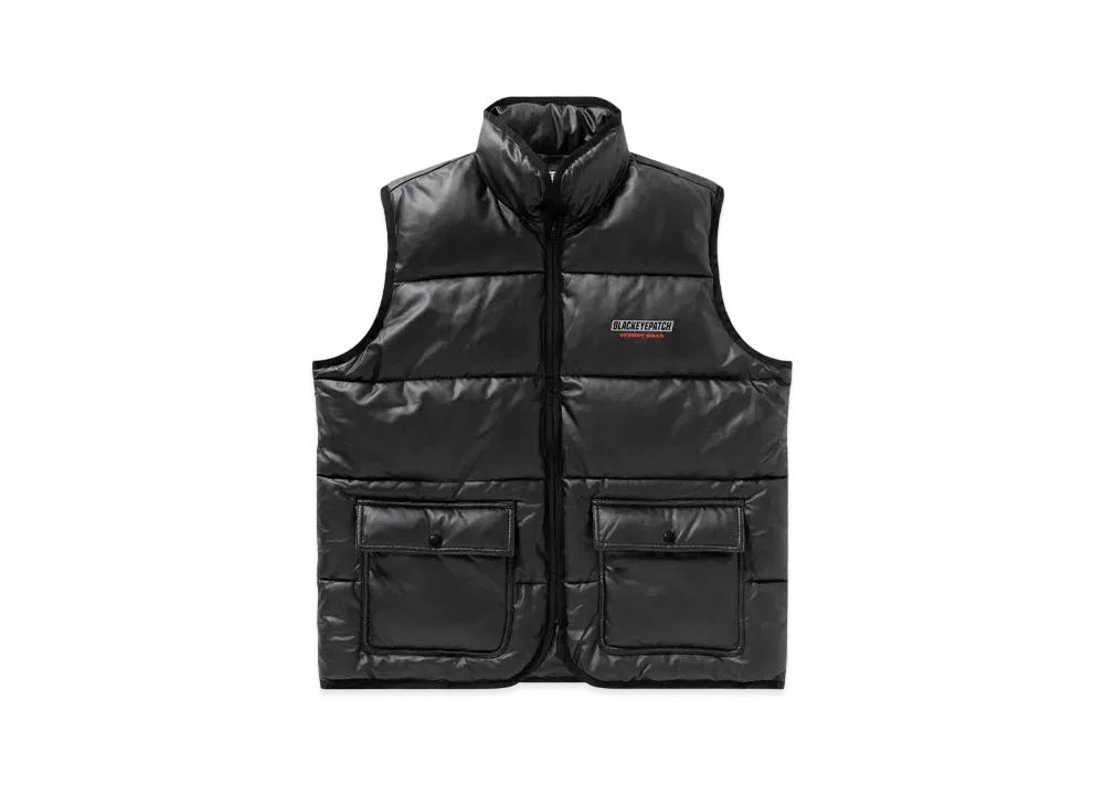 Blackeyepatch Racing Logo Puffer Ves "Black"
