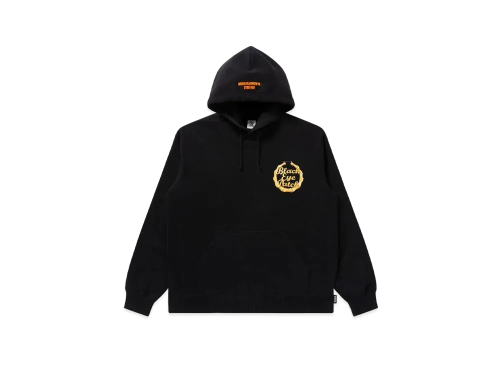 Blackeyepatch Bamboo Hoop Hoodie "Black"
