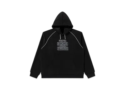 Blackeyepatch Outlined OG Label Fleece Hoodie "Black"