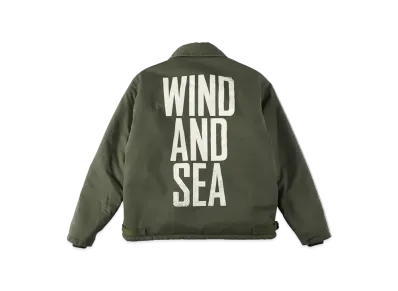 WIND AND SEA Military Surplus A2 Deck Jacket "Olive Drab"