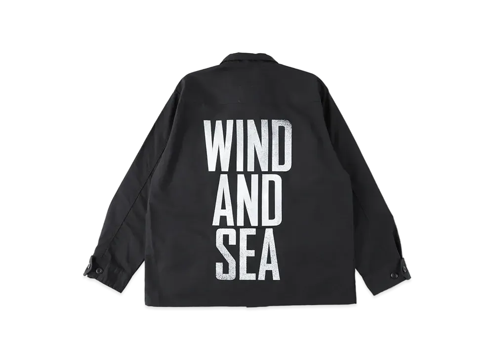WIND AND SEA Military Surplus Fatigue Jacket "Black"