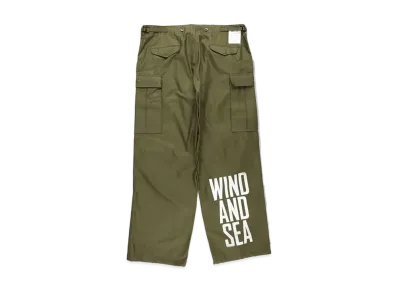 WIND AND SEA Military Surplus Cargo Pants "Olive Drab"